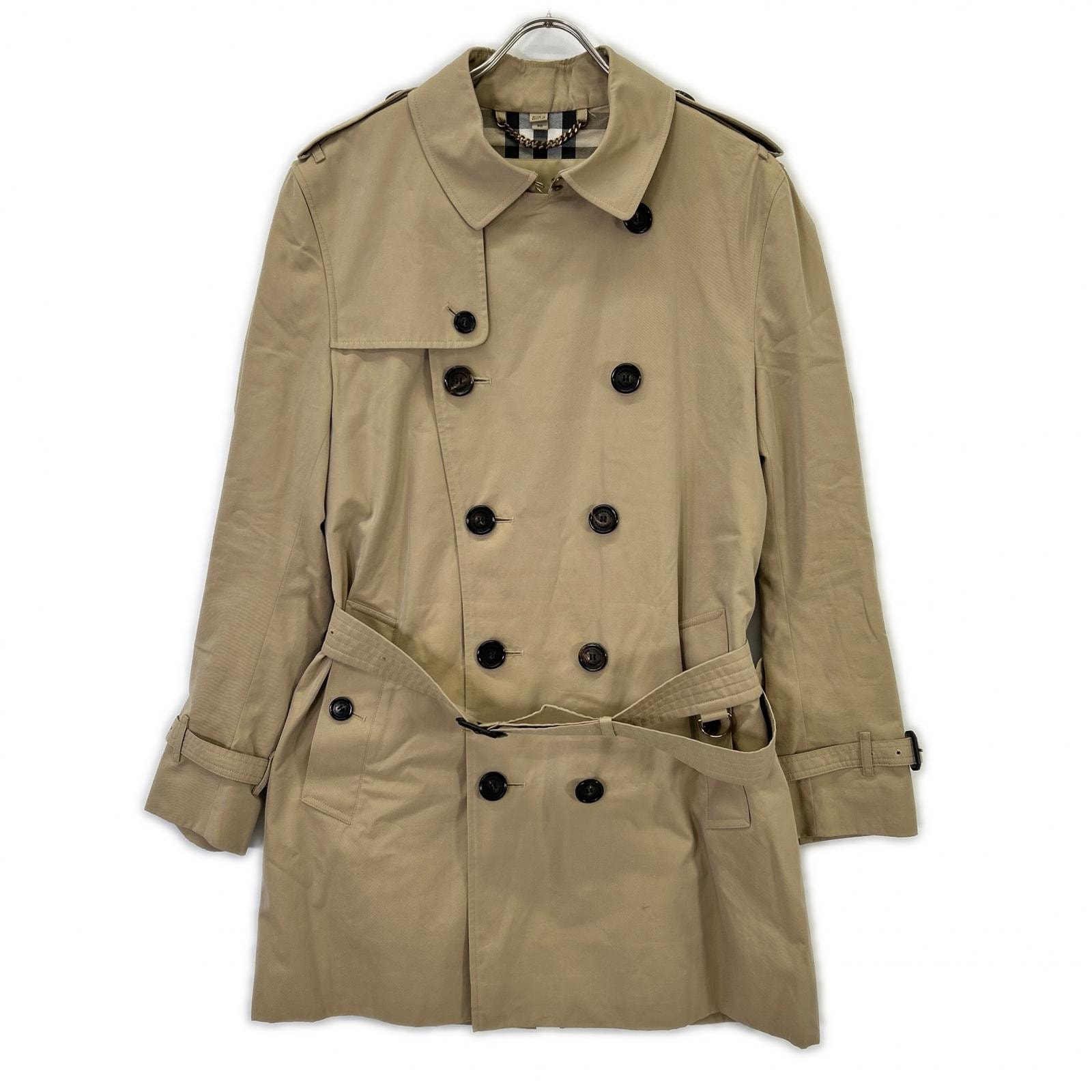 バーバリー 3983339 ケンジントン 裏地ノバチェック トレンチコート M