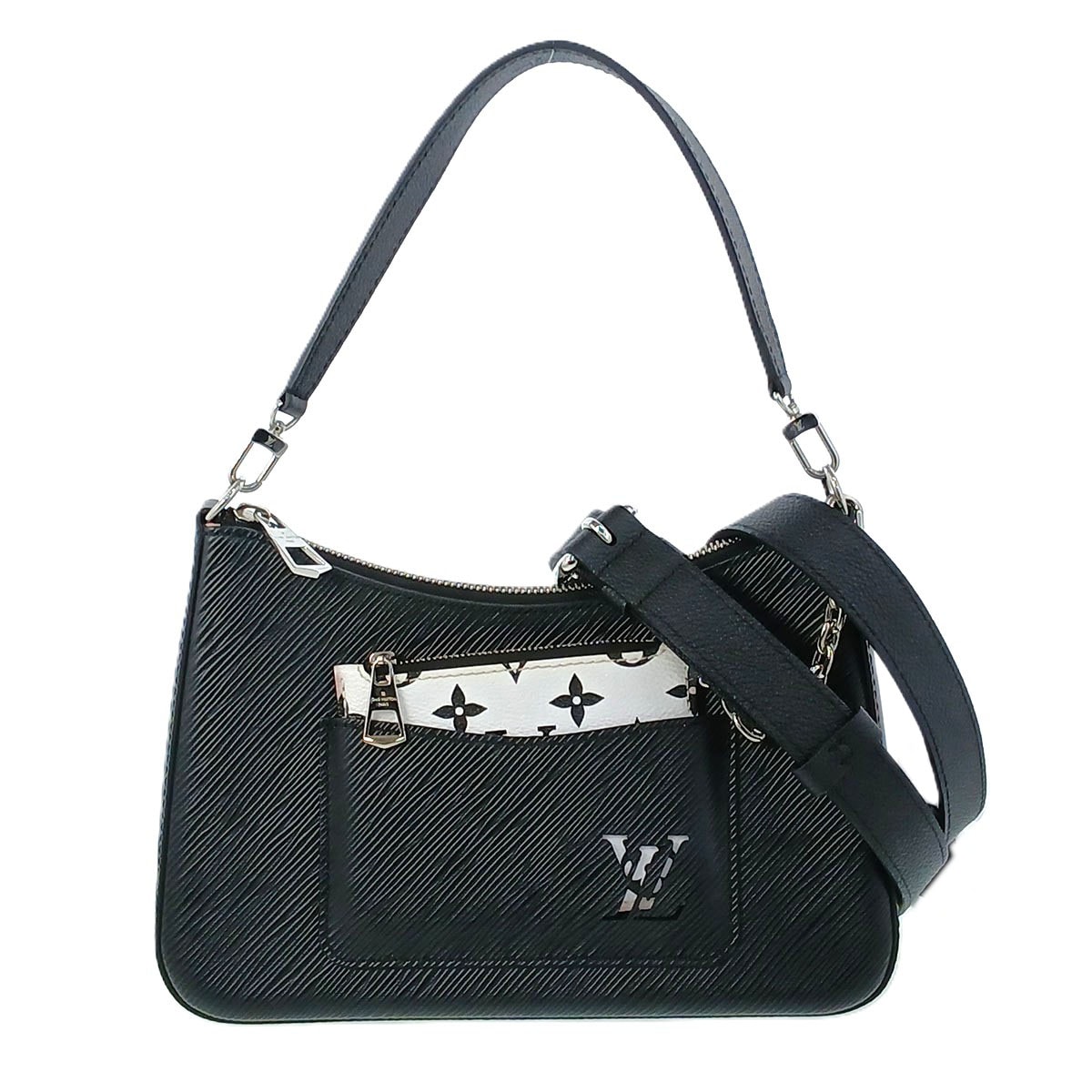 LOUIS VUITTON ルイ・ヴィトン マレル ショルダーバッグ M80689 エピレザー ブラック  レディース【中古】