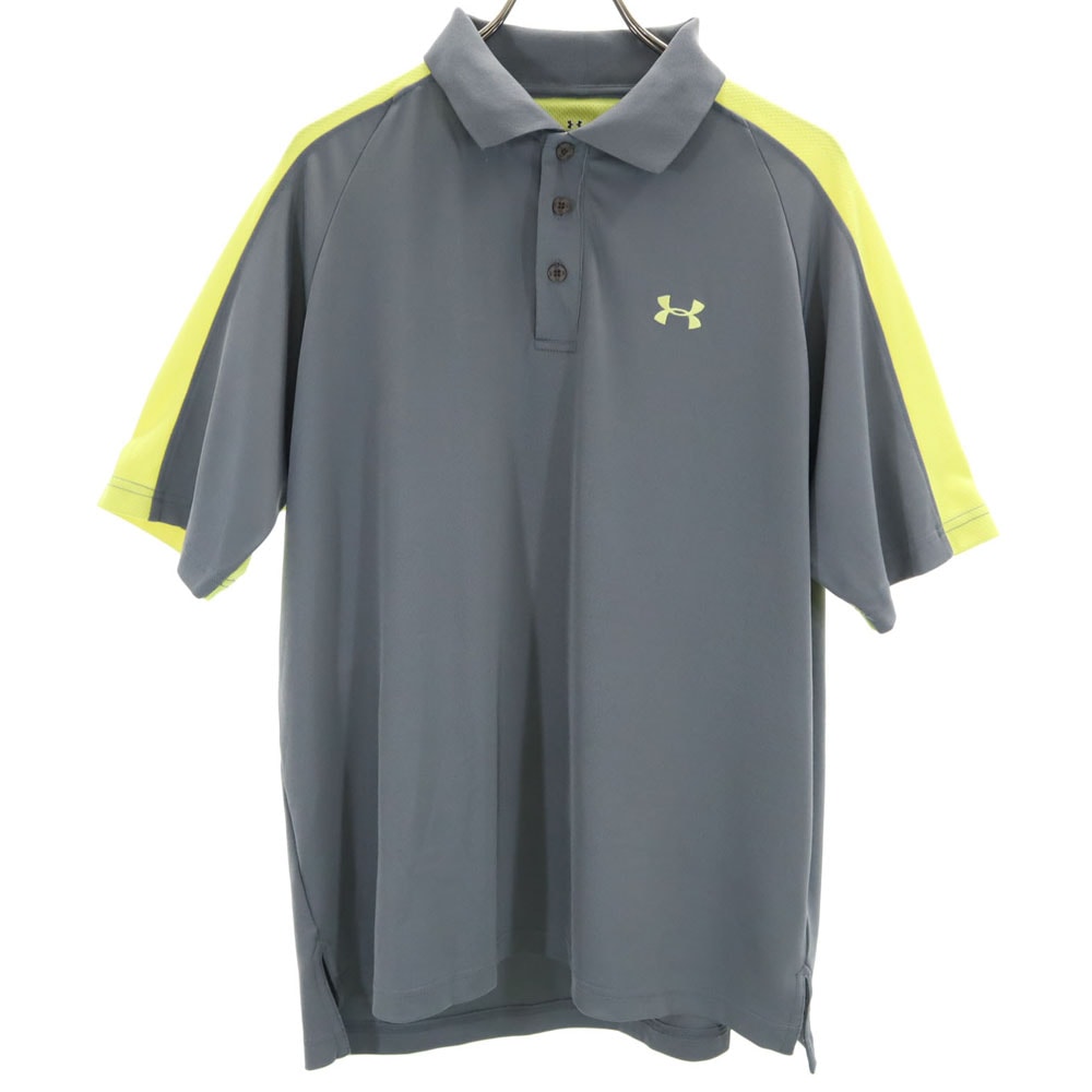 UNDER ARMOUR アンダーアーマー トレーニング 半袖 ポロシャツ LG グレー系