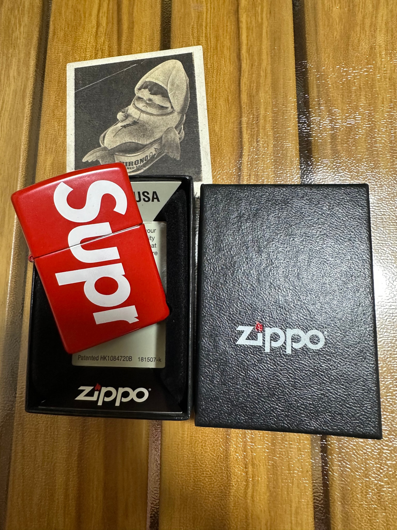 Supreme Logo Zippo "Red"
