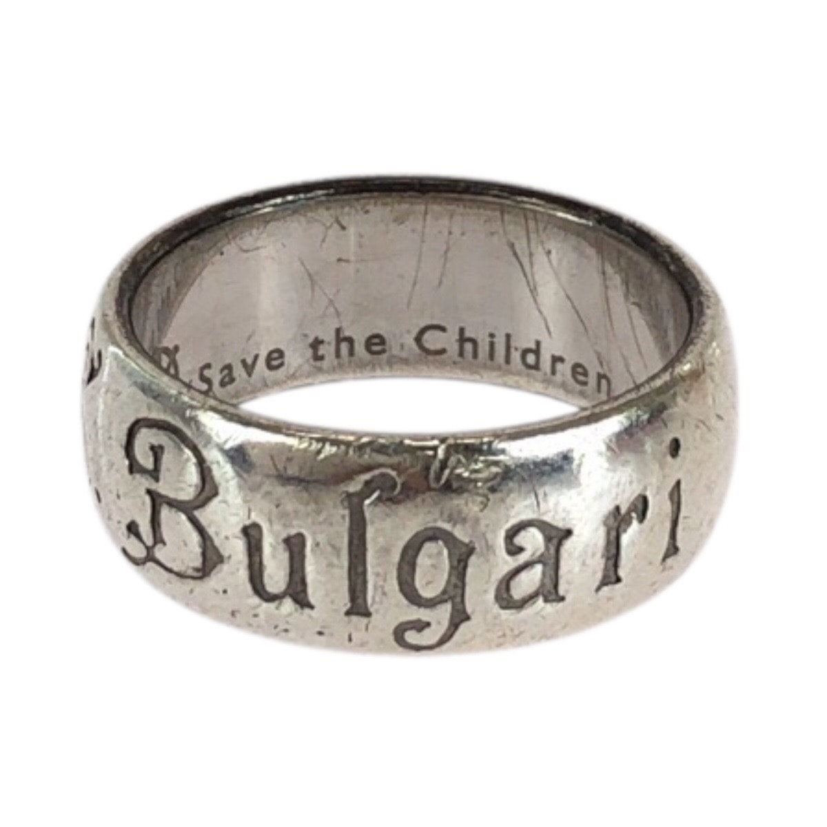 BVLGARI ブルガリ セーブ・ザ・チルドレン リング サイズ58 シルバー シルバー925 リング 指輪 男女兼用 17.5号 1-0294739 【中古】