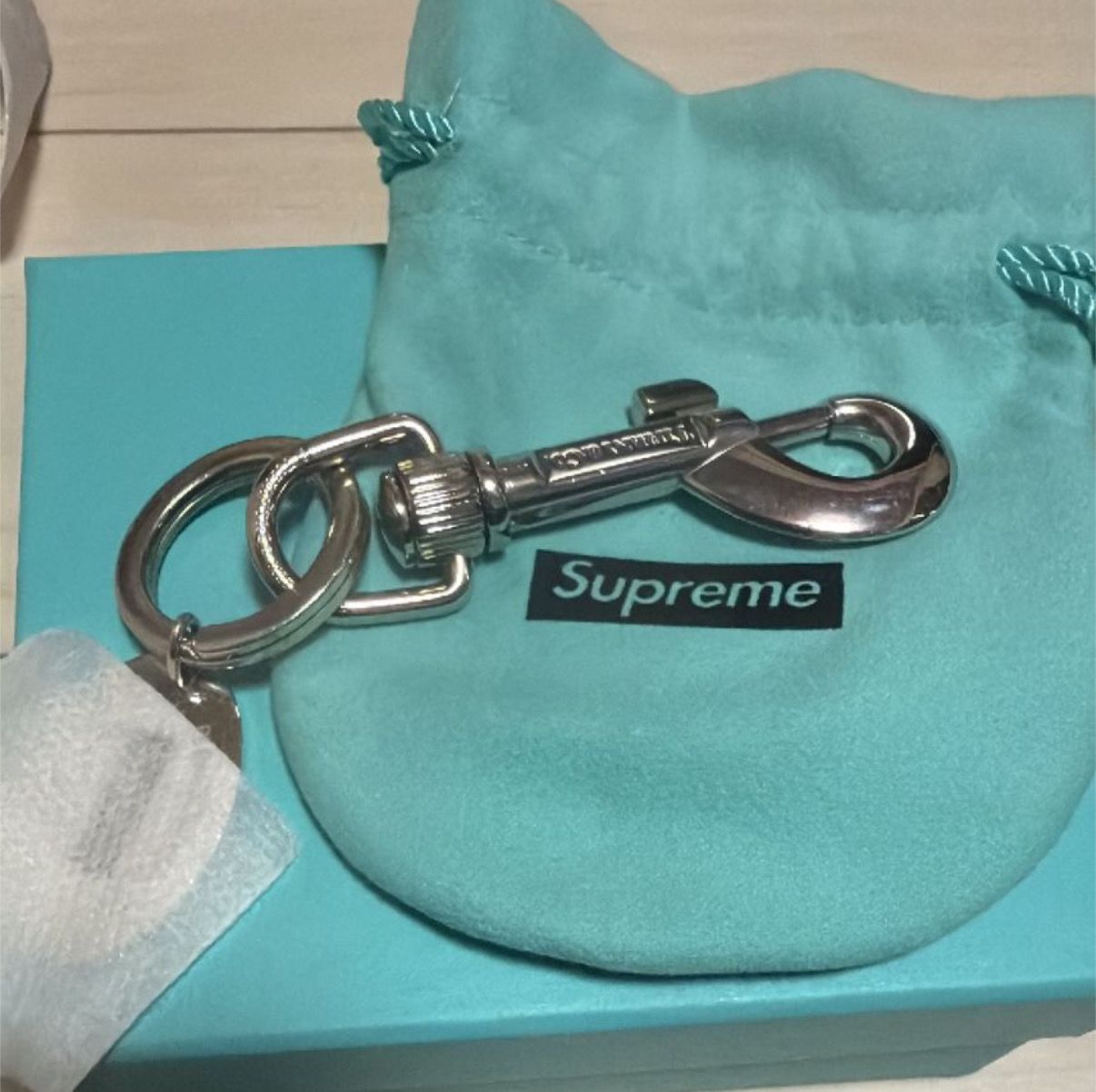 Supreme  Tiffany & Co. Return  Keyring 