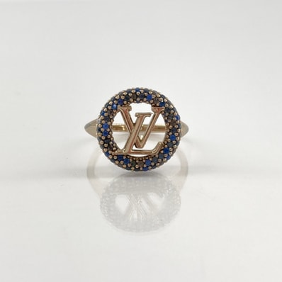 LOUIS VUITTON(ルイ・ヴィトン) ルイーズ トレゾール #15号 M1266L リング・指輪 ネイビー×ゴールド