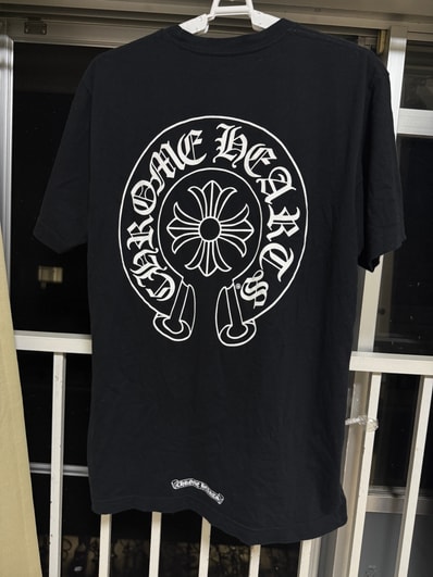 Chrome Hearts Horse Shoe Logo Pocket T-Shirt "Black"