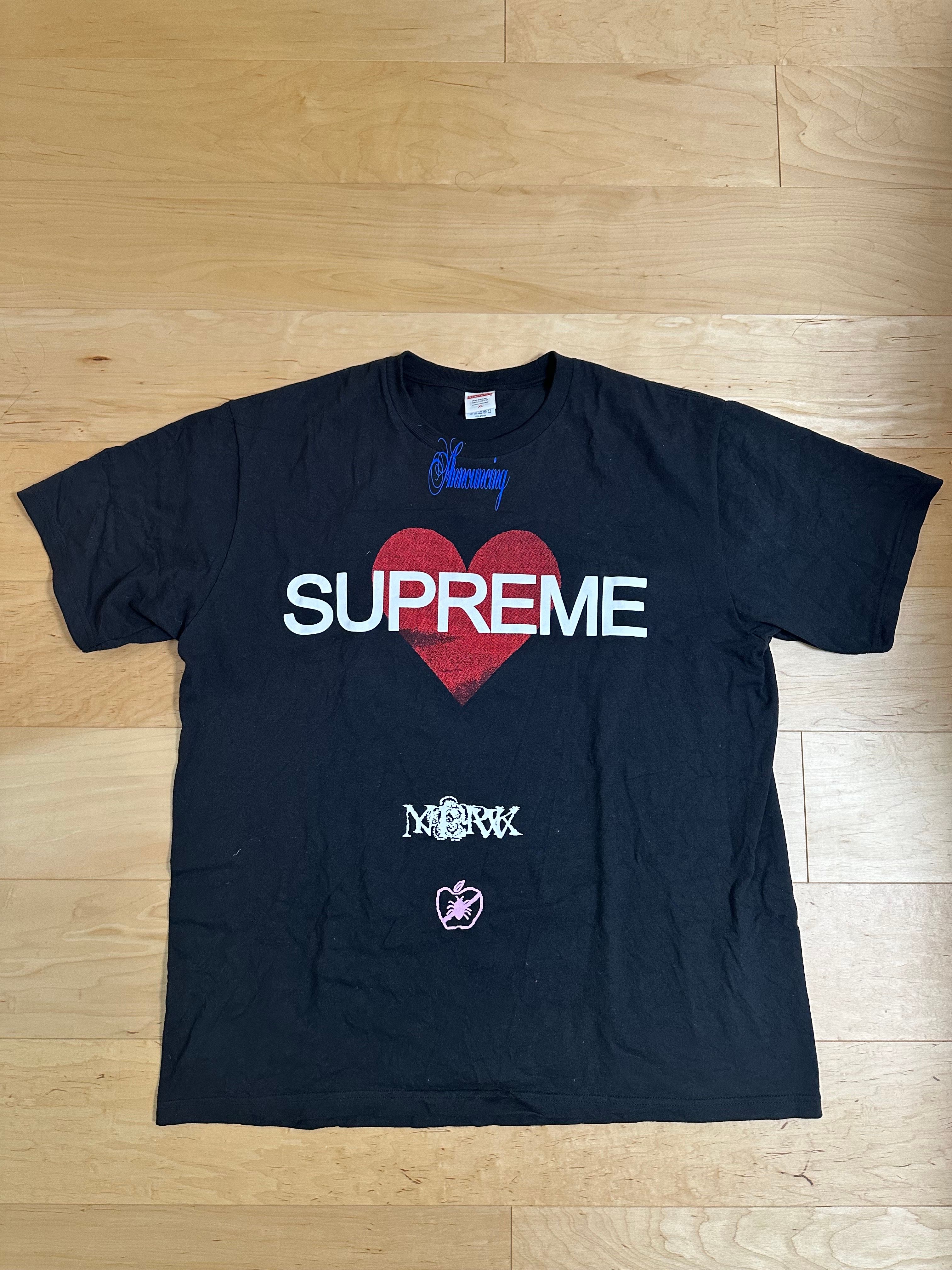 Supreme Announcing Tee "Black"