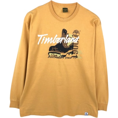 古着 90年代 ティンバーランド Timberland ロングTシャツ ロンT USA製 メンズM相当 ヴィンテージ/eaa667951