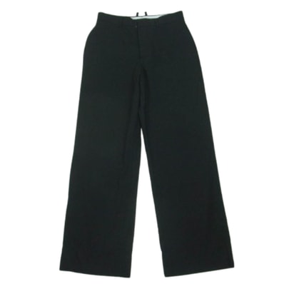 DSQUARED2 ディースクエアード パンツ 19SS S75KA0977 S40320 ウール ワイド スラックス パンツ イタリア製 ブラック系 42【中古】