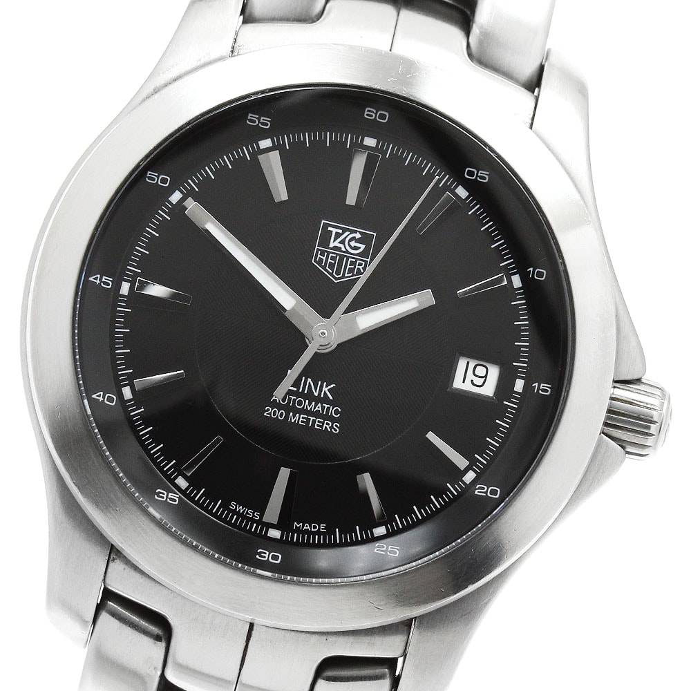 タグホイヤー リンク デイト WJF2110 自動巻き メンズ 【中古】