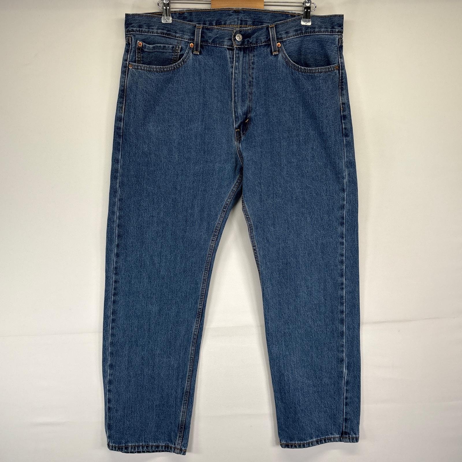 古着 リーバイス Levi's デニムパンツ 505 ストレート ジーンズ ジーパン 長ズボン 大きいサイズ w38 L30  ブルー メンズ