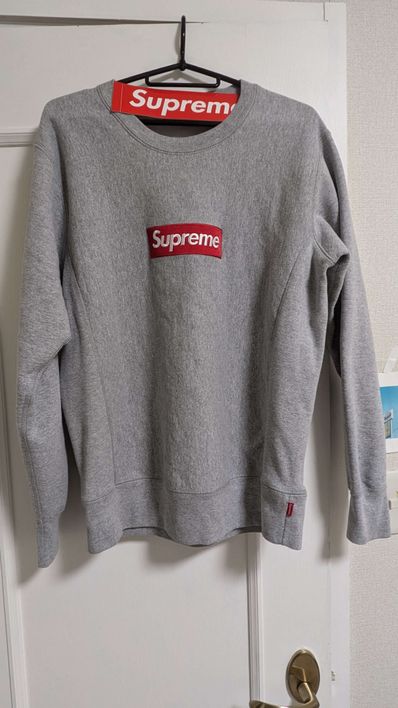 Supreme Box Logo Crewneck "Grey" (15FW)