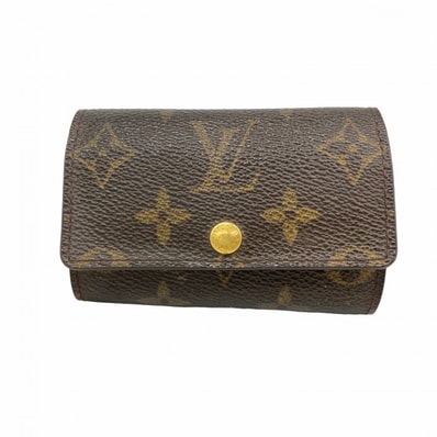 【6cd5254】ルイヴィトン キーケース モノグラム ミュルティクレ6 M62630 ブラウン【中古】メンズ レディース ユニセックス