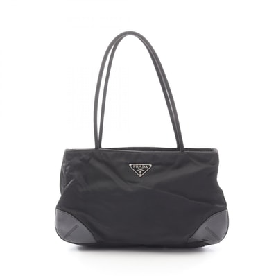 プラダ PRADA TESSUTO EASY ショルダーバッグ バッグ ナイロン レザー レディース ブラック系 BR1549 【中古】