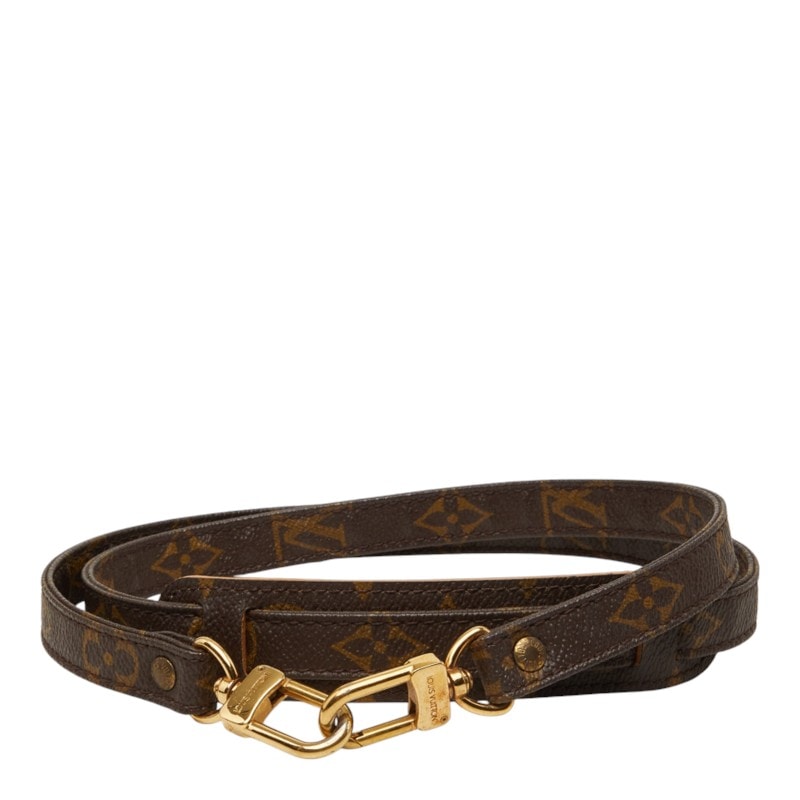ルイ ヴィトン モノグラム ショルダーストラップ J75010 ブラウン PVC レディース LOUIS VUITTON 中古