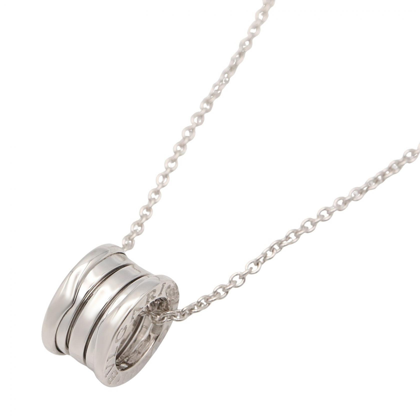 ブルガリ BVLGARI B-zero1 ネックレス ネックレス ジュエリー K18WG(ホワイトゴールド) メンズ レディース シルバー系 352815 【中古】