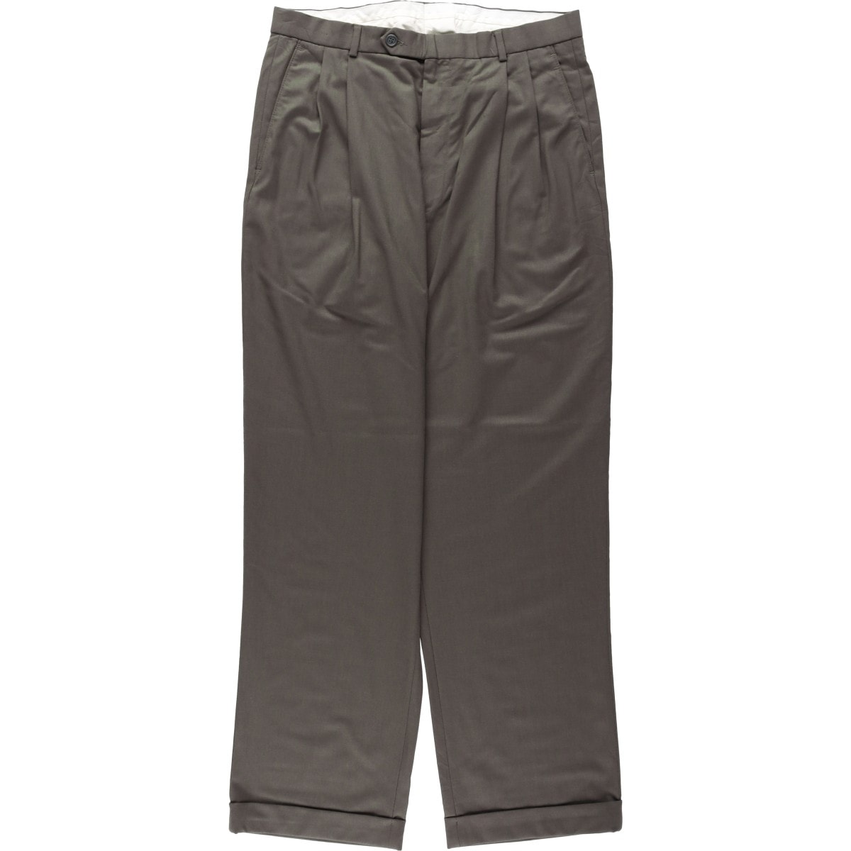 古着 00年代 ブルックスブラザーズ Brooks Brothers 346 ツータック ウールパンツ スラックス メンズw33相当/eaa622823