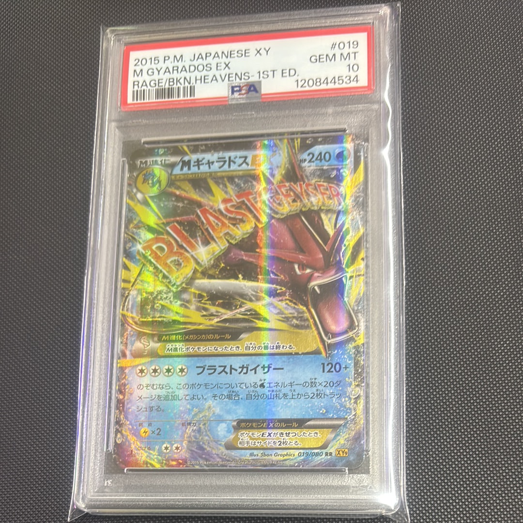 MギャラドスEX RR :1ED [XY9 019/080](拡張パック「破天の怒り」)