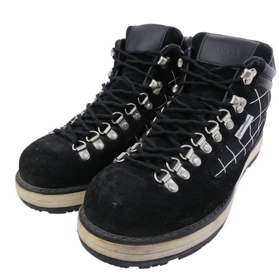 VISVIM ビズビム ブーツ x AFFA エーエフエフエー SERRA ALPINE セラ アルパイン スパイダー マウンテン ブーツ ブラック系 US8【中古】