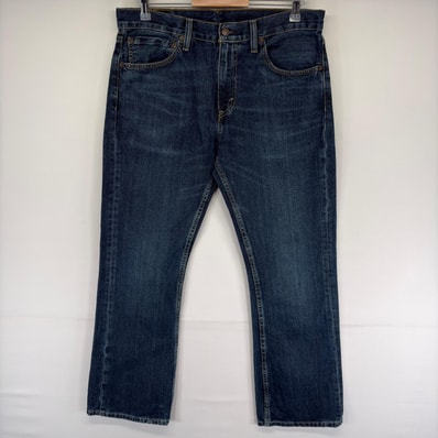 古着 リーバイス Levi's デニム パンツ 527 ブーツカット ジッパーフライ フレア ジーンズ ジーパン W34 L30 ブルー系 メンズ