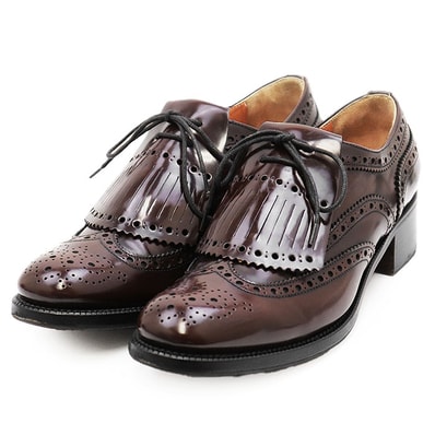 【美品】 チャーチ CONSTANCE コンスタンス レザーオックスフォードシューズ ブーツ メンズ ブラウン 38 1/2 CHURCH'S