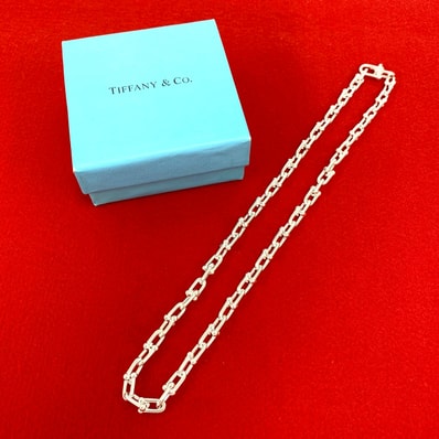 TIFFANY&Co. ティファニー ハードウェア スモール リンク ネックレス シルバー925 ネックレス シルバー
805-2