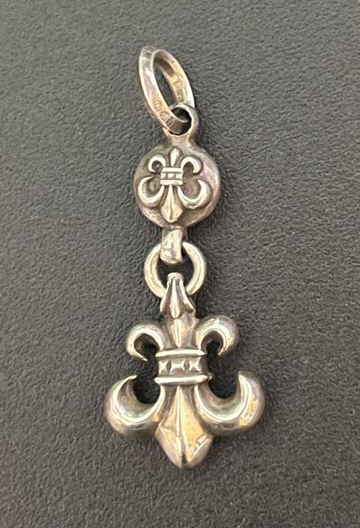 Chrome Hearts 1 Ball BS Flare Charm "Silver"