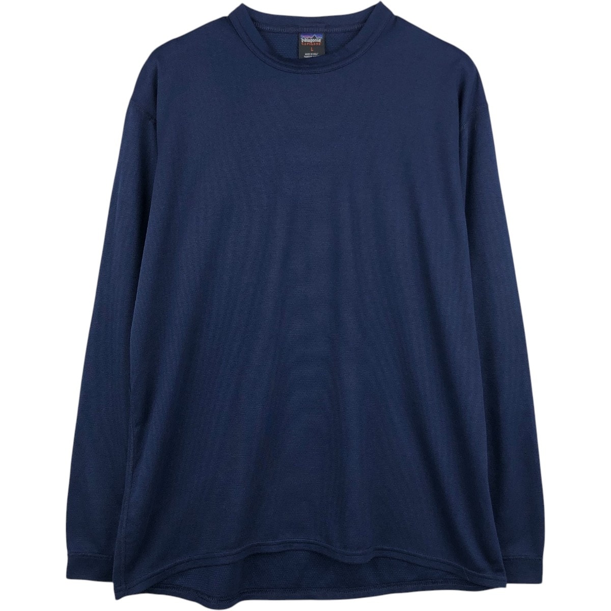古着 パタゴニア Patagonia CAPILENE キャプリーン ロングTシャツ ロンT USA製 メンズL相当/eaa684652