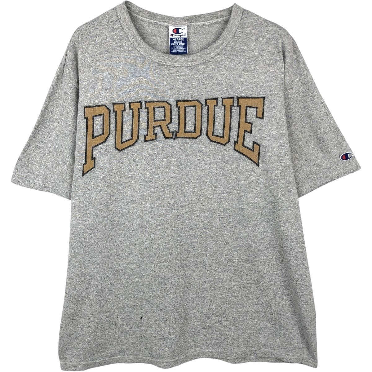 古着 90年代 チャンピオン Champion AUTHENTIC ATHLETIC APPAREL PURDUE パデュー大学 カレッジTシャツ メンズXL相当 ヴィンテージ/eaa666678