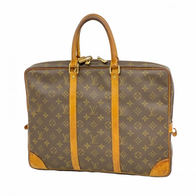 【6dd4788-k】ルイヴィトン ビジネスバッグ モノグラム ポルトドキュマンヴォワヤージュ M53361 ブラウン【中古】メンズ