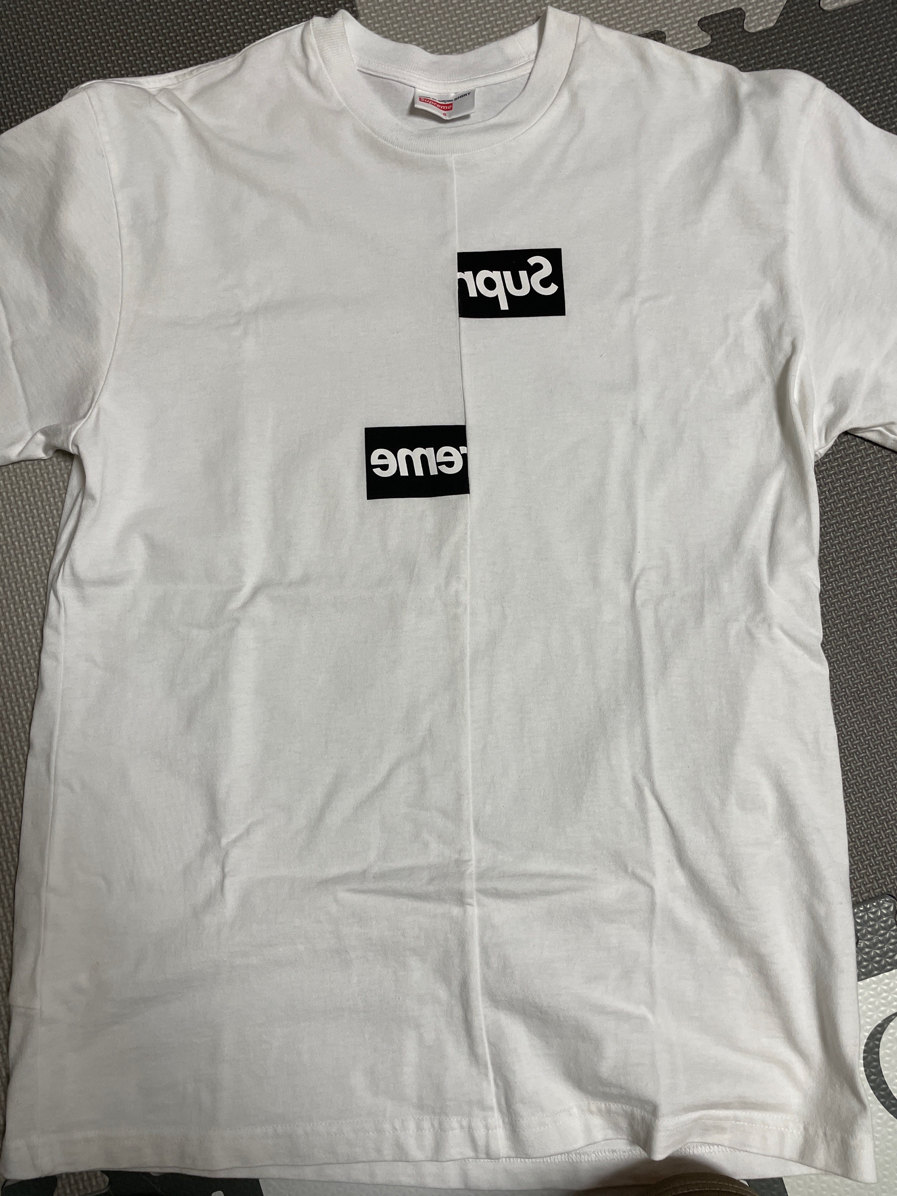 Supreme / Comme des Garçons SHIRT® Split Box Logo Tee "White"