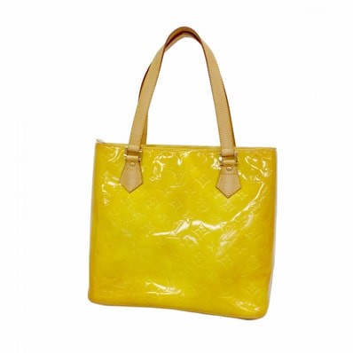 【6dd5499】ルイヴィトン トートバッグ ヴェルニ ヒューストン M91004 ベージュ【中古】レディース