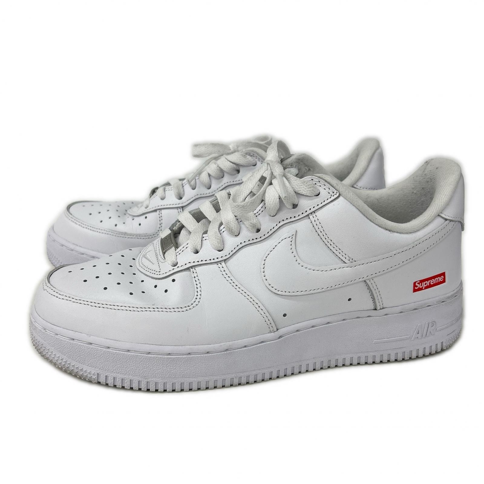 ナイキ xSUPREMEシュプリーム CU9225-100 AIR FORCE1 LOW ローカットスニーカー 27