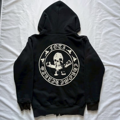 クロムハーツ フォティ 裏サーマル フルジップパーカー S プリント CHROME HEARTS Foti