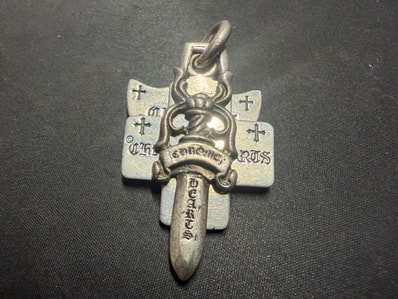 Chrome Hearts 3 Trinkets Pendant "Silver"