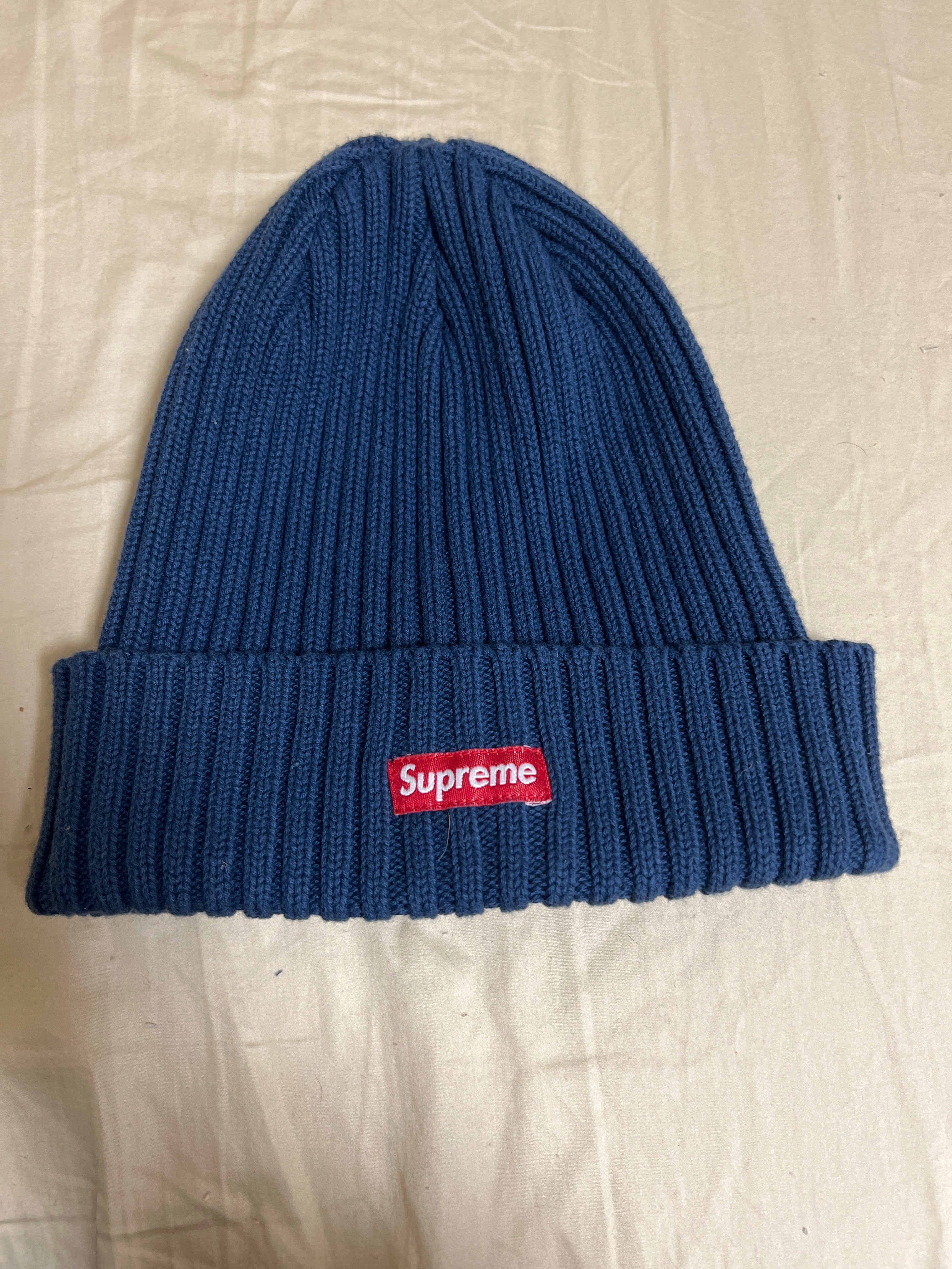 Supreme Overdyed Beanie "Blue"(20SS)