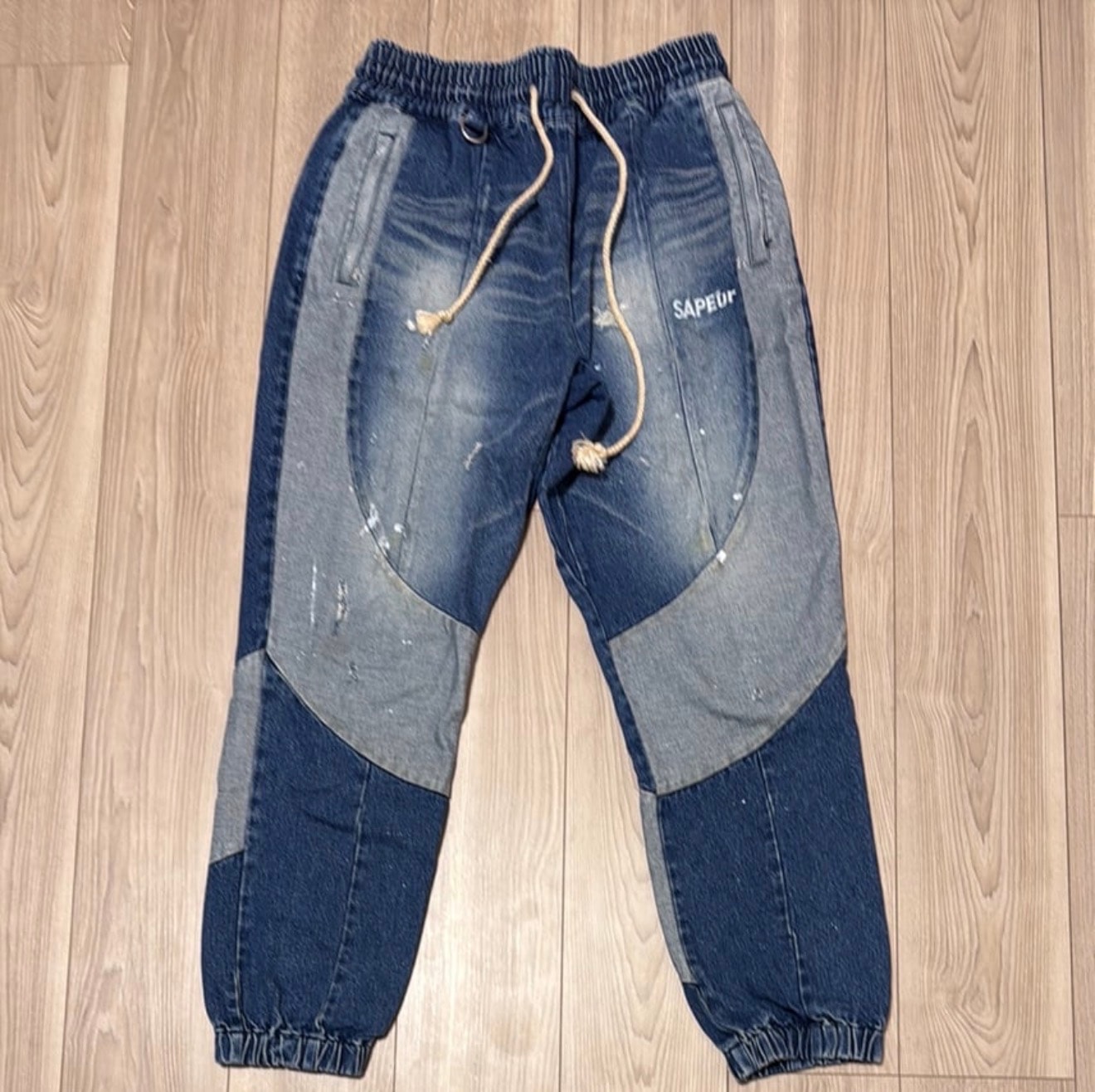 SAPEur DENIM TRACK PANTS "Indigo"