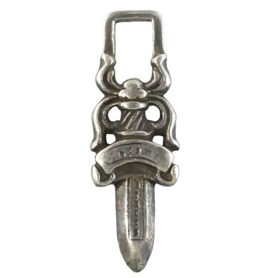 Chrome Hearts #5 Dagger Charm Zip 1 "Silver"