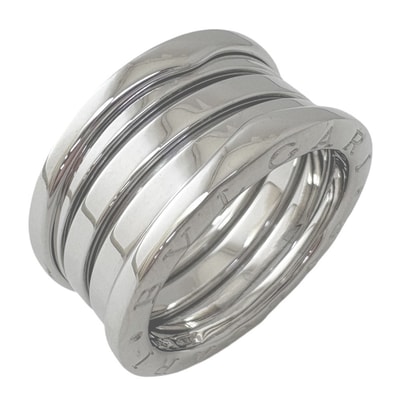 ブルガリ B-zero.1 4バンド リング 指輪 12号 18金 K18ホワイトゴールド ユニセックス BVLGARI 中古