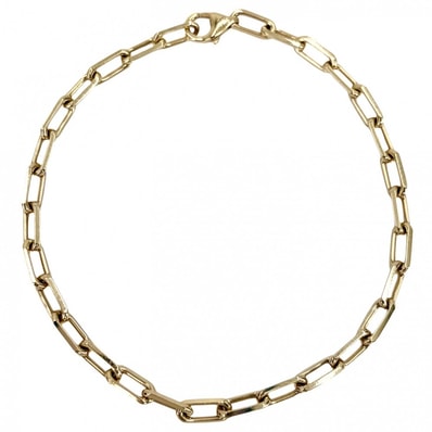 CARTIER カルティエ ブレスレット サントスドゥカルティエ スモールモデル ジュエリー アクセサリー 18金YG Au750 K18イエローゴールド ゴールド レディース 約9.4g【中古品】