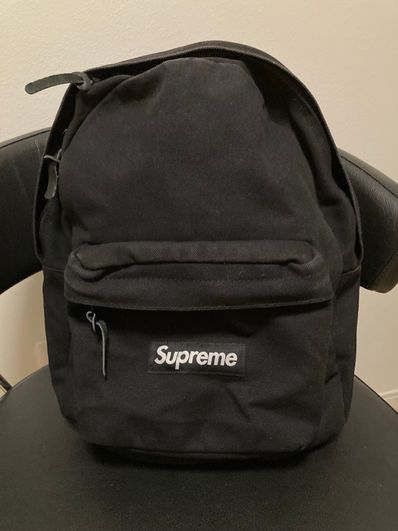 Supreme Canvas Backpack "Black"