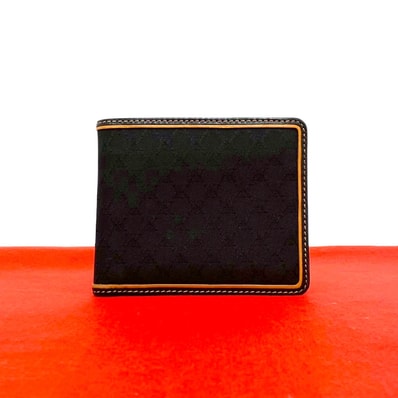 CELINE セリーヌ マカダム ブラゾン トリオンフ 柄 キャンバス レザー 二つ折り財布 ブラック
31784