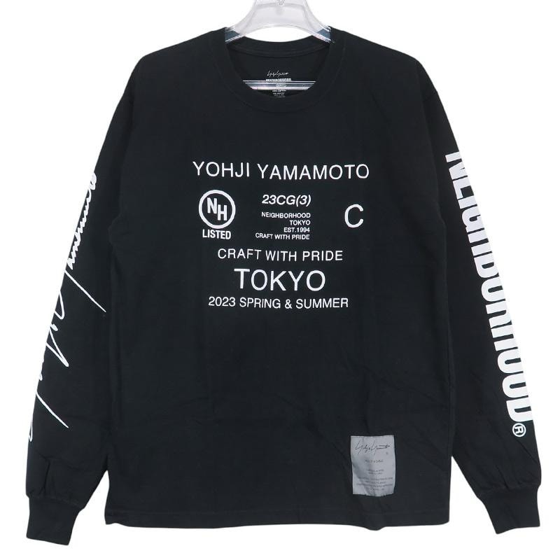 NEIGHBORHOOD x Yohji Yamamoto POUR HOMME TN . Crewneck LS . CO "Black"
