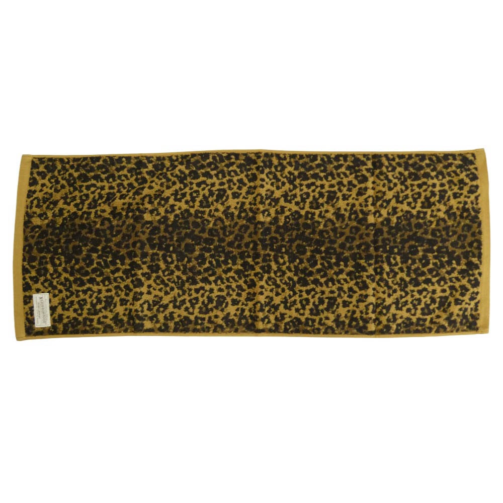 NEIGHBORHOOD ネイバーフッド 14SS 141FTNH-AC01 LEO-L / C-TOWEL レオパード フェイス タオル パイル生地 ブラック系 ブラウン系 F【極上美品】【中古】