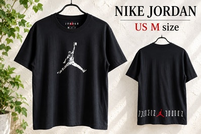 NIKE JORDAN AJ11 スネークスキン Tシャツ US M ブラック 新品