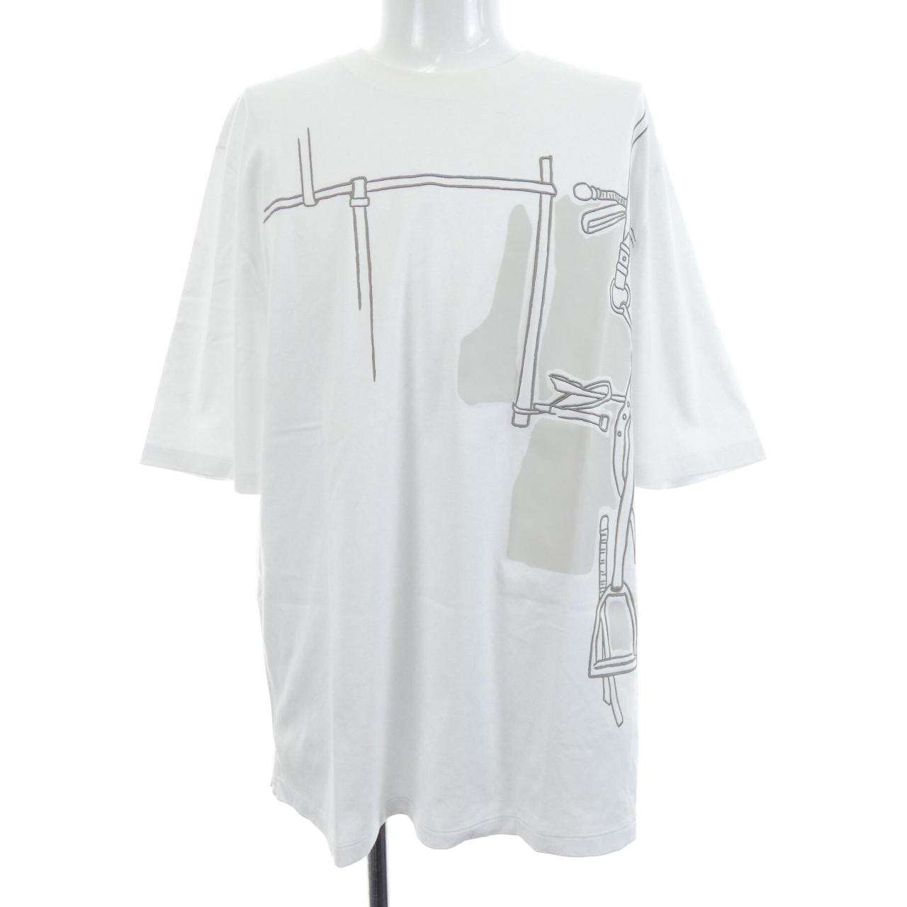 エルメス HERMES アルネ アン グアッシュ3D HARNAIS EN GOUACHE 3D 467930HA Tシャツ