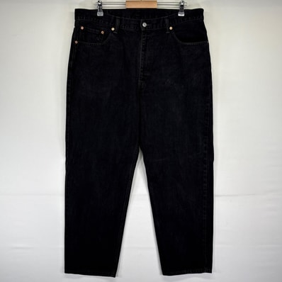 古着 リーバイス Levi's デニムパンツ 550 テーパード バギー ジーンズ ジーパン 長ズボン 大きいサイズ w40 L32 ブラック メンズ