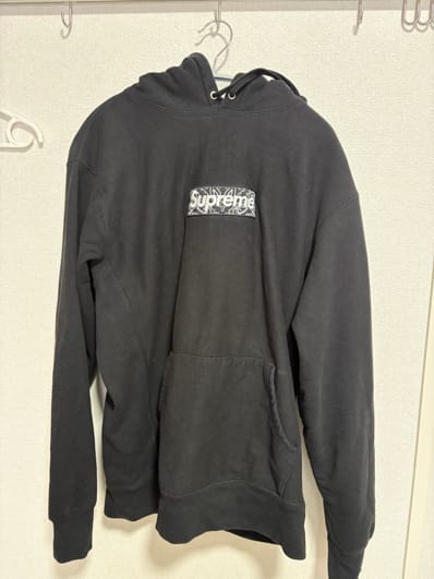 Supreme Bandana Box Logo Hooded Sweatshirt "Black"
