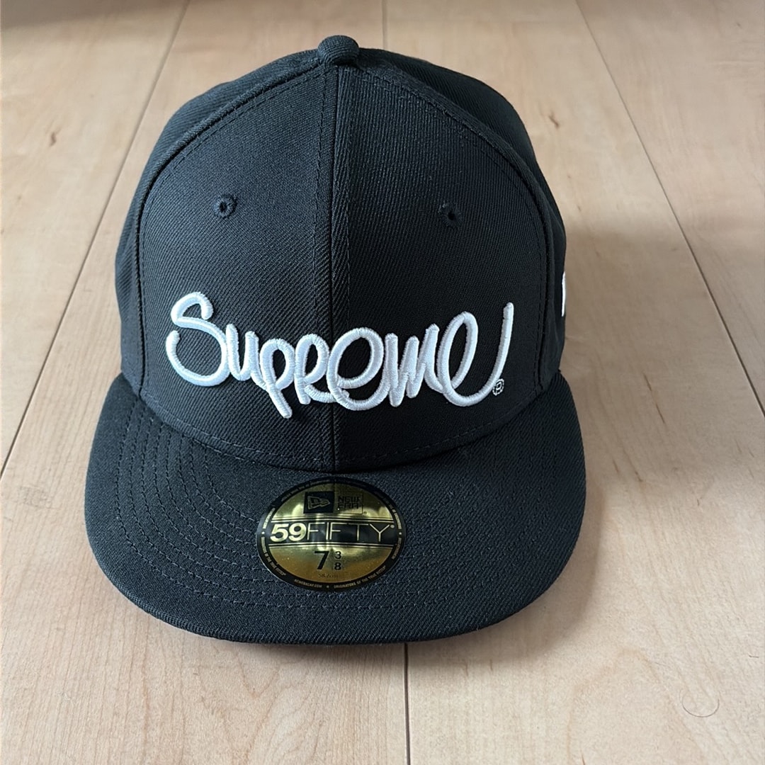 Supreme Handstyle New Era "Black"