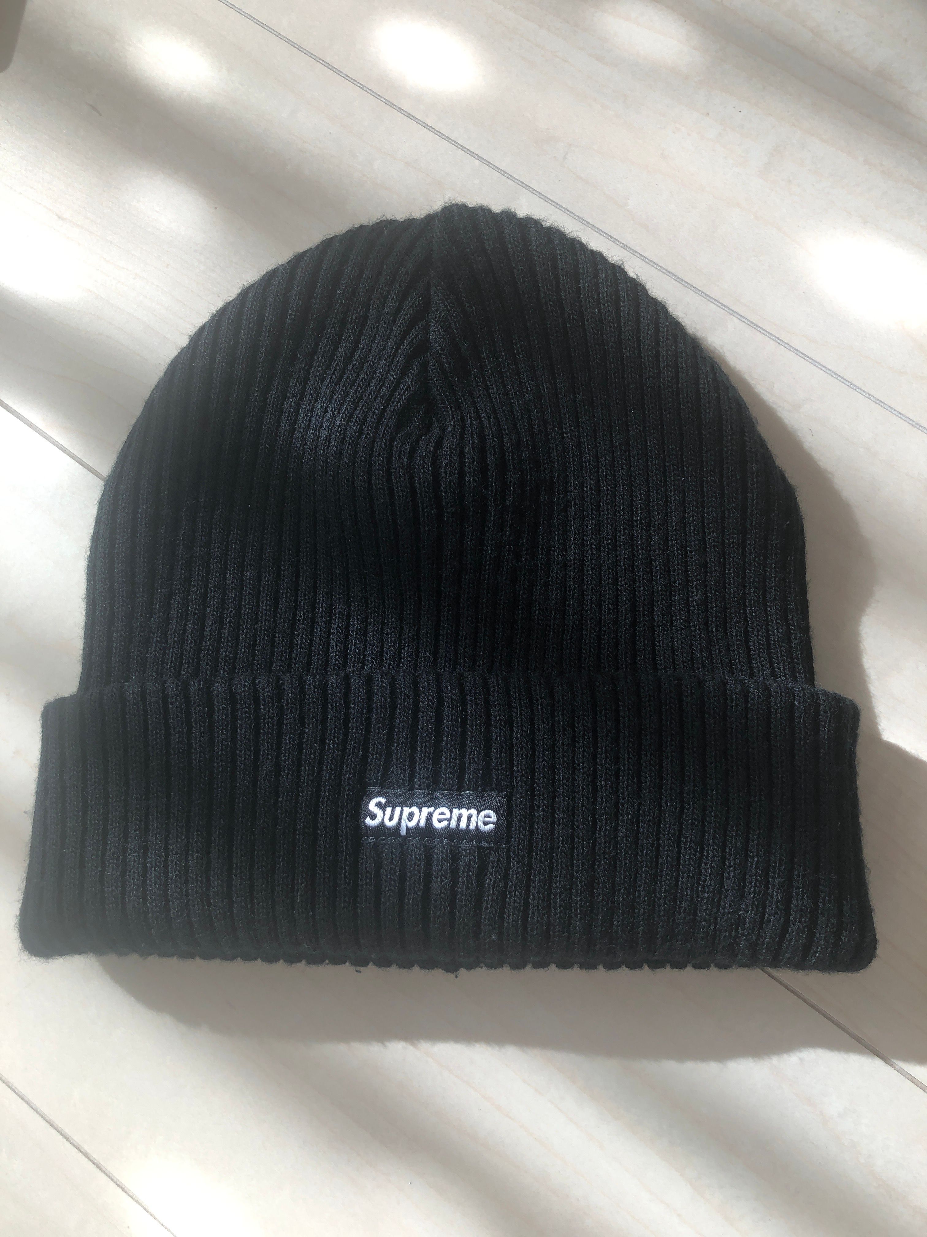 Supreme Wide Rib Beanie "Black"