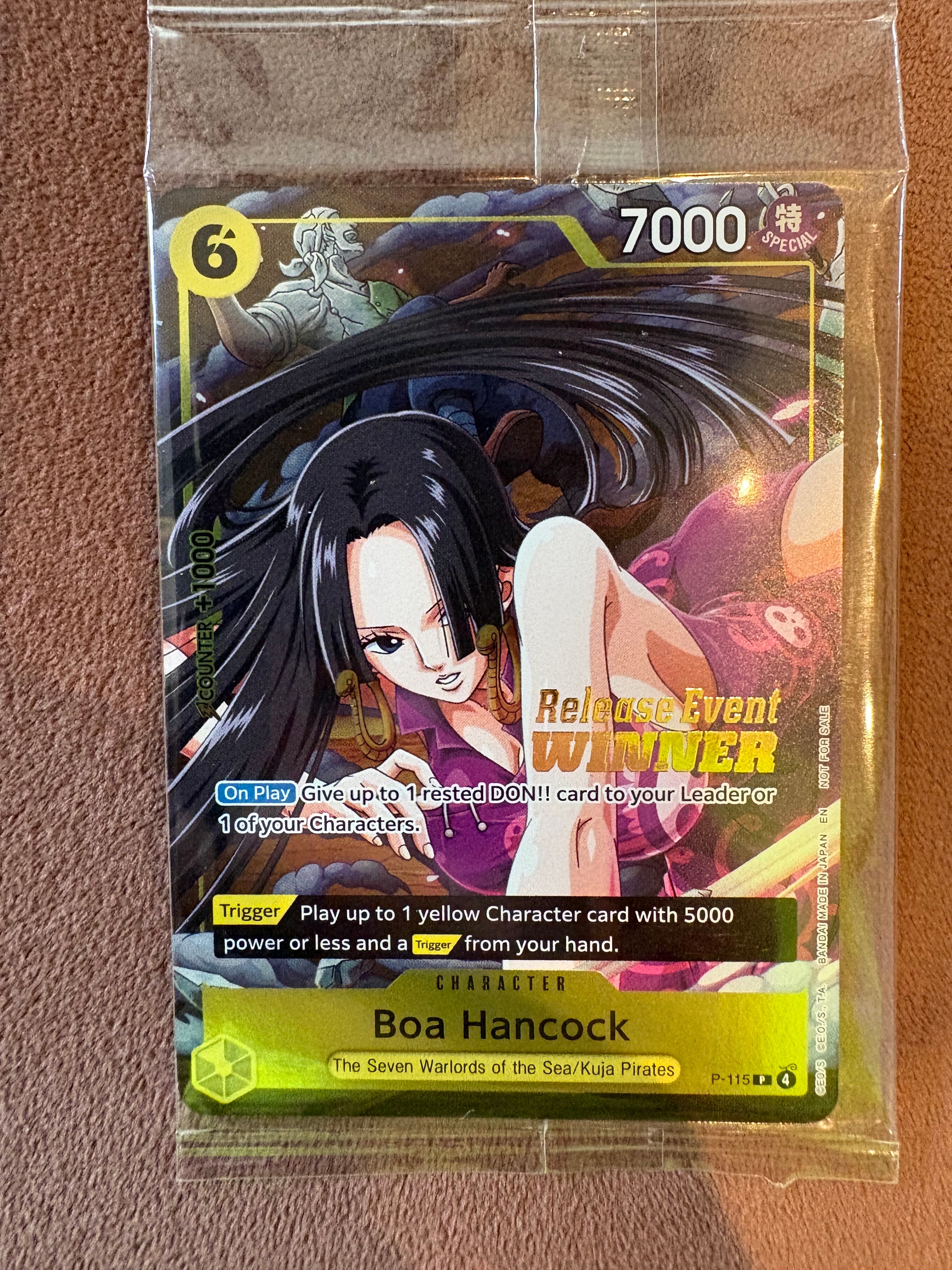 ボア・ハンコック P :優勝記念品 [P-115]【英語版】(プロモーションカード「OP15-EB04 リリースイベント」)