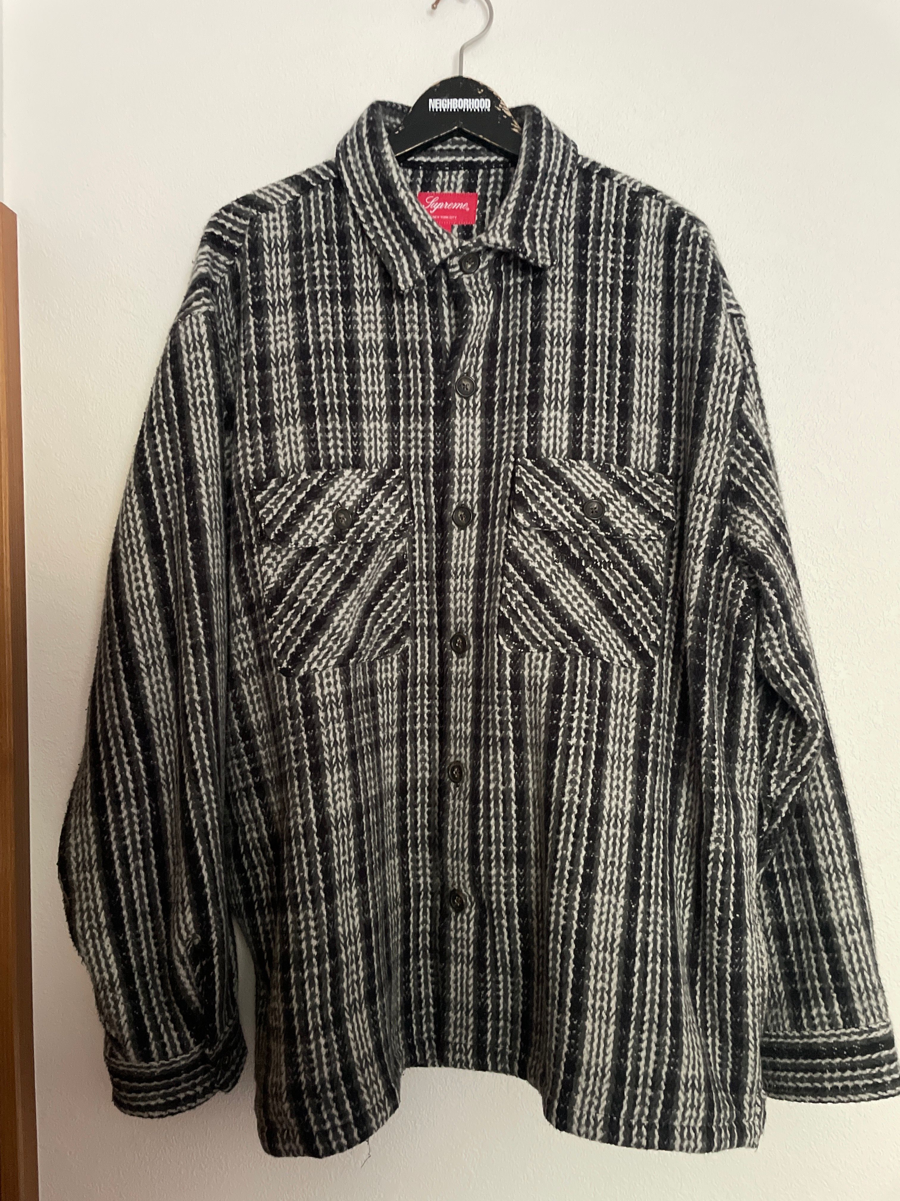 Supreme Heavy Flannel Shirt "Black"